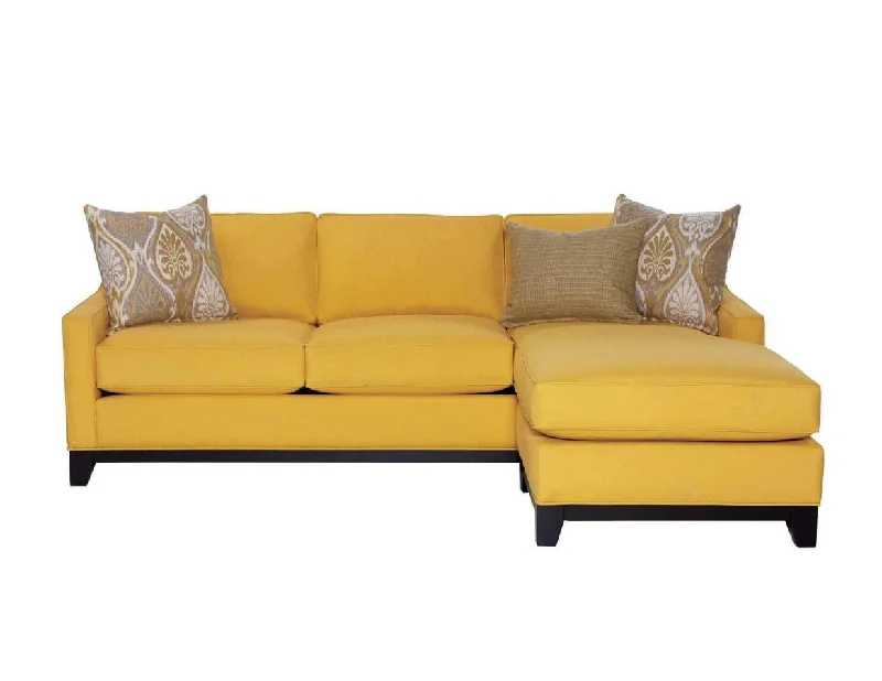 Jonathan Louis Janet Yellow Sofa Chaise