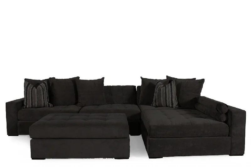 Jonathan Louis Noah Sectional Black