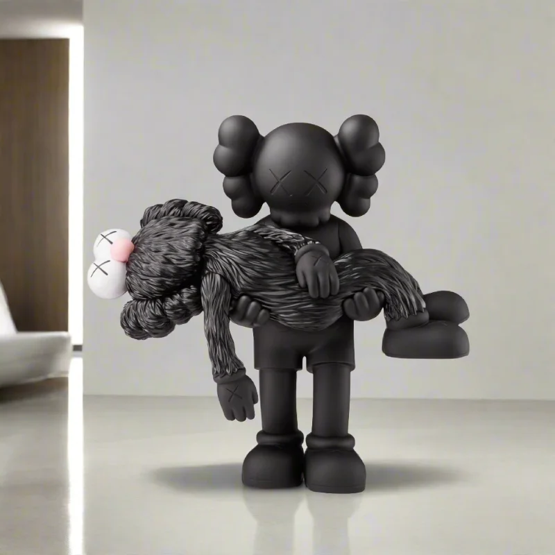 KAWS Gone Black Statue Sculpture