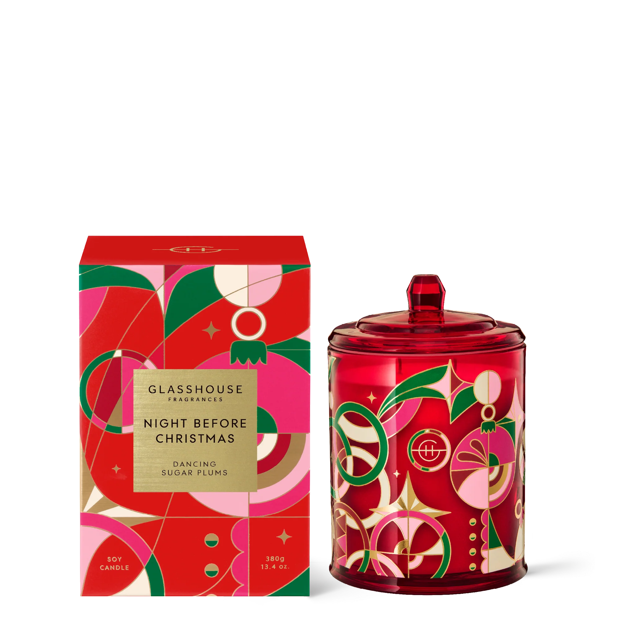 Glasshouse Fragrances - Night Before Christmas Triple Scented Candle