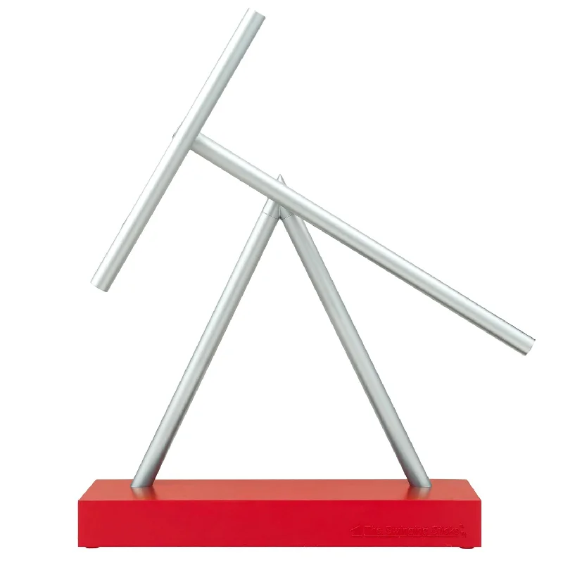 Kinetic Energy Sculpture Desktop Replica Version (Silver/Red)