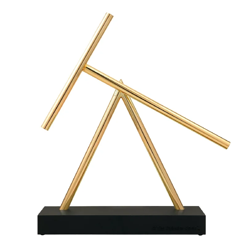 Kinetic Energy Sculpture Desktop Toy Version (Black/Gold)