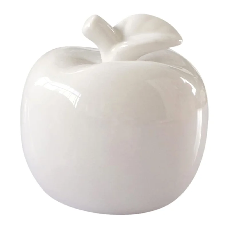 Apple Ceramic Statue Apple Figurine Decoration Sculpture Creative For Home Dec