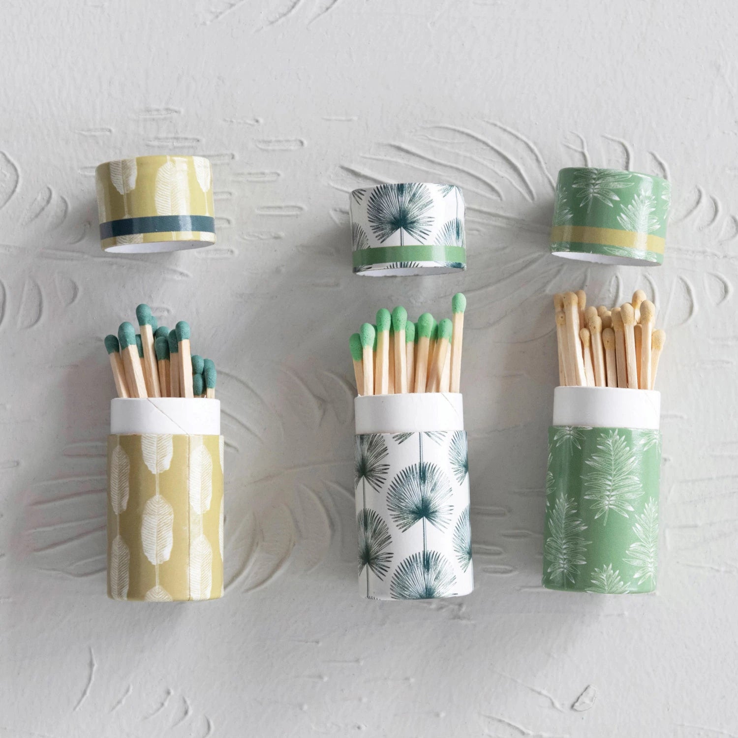 Creative Co-op - Safety Matches in Leaf Tube