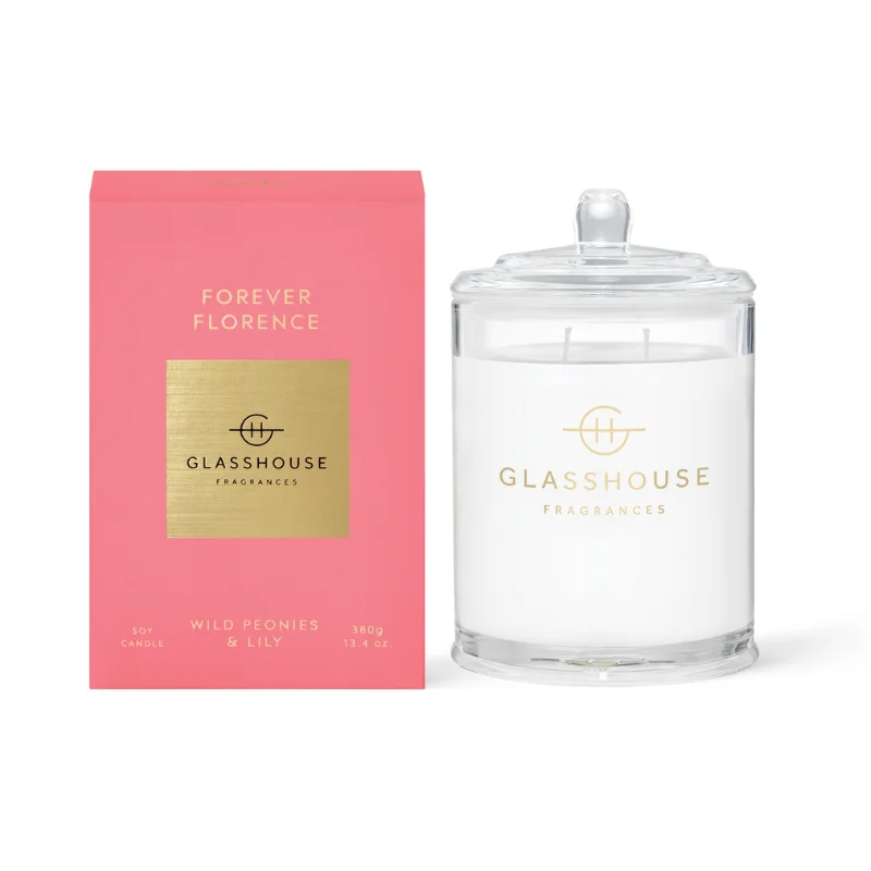 Glasshouse Fragrances - Forever Florence Triple Scented Candle