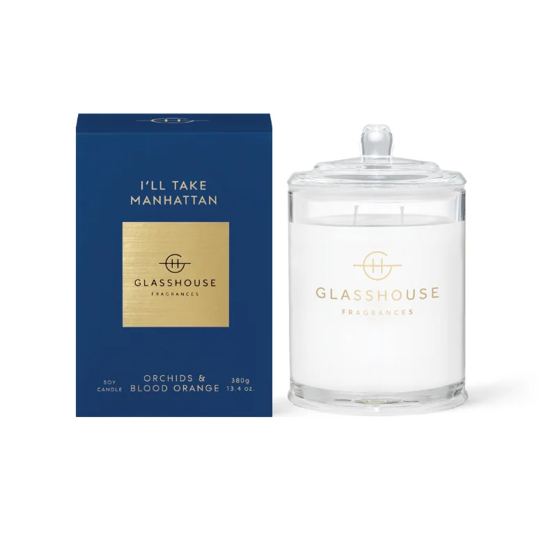 Glasshouse Fragrances - I'll Take Manhattan Triple Scented Candle