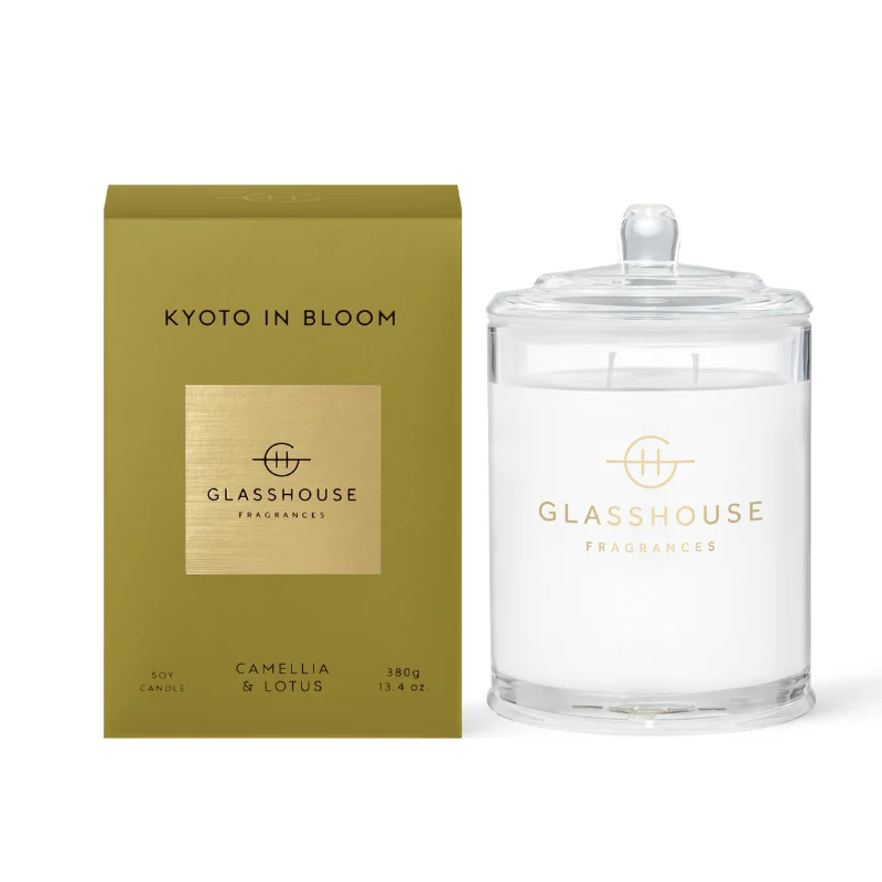 Glasshouse Fragrances - Kyoto In Bloom Triple Scented Candle