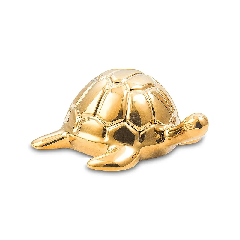 Golden Turtle Statue,Sculptures Gold Turtle Ornament Ceramic Statue Home Acces