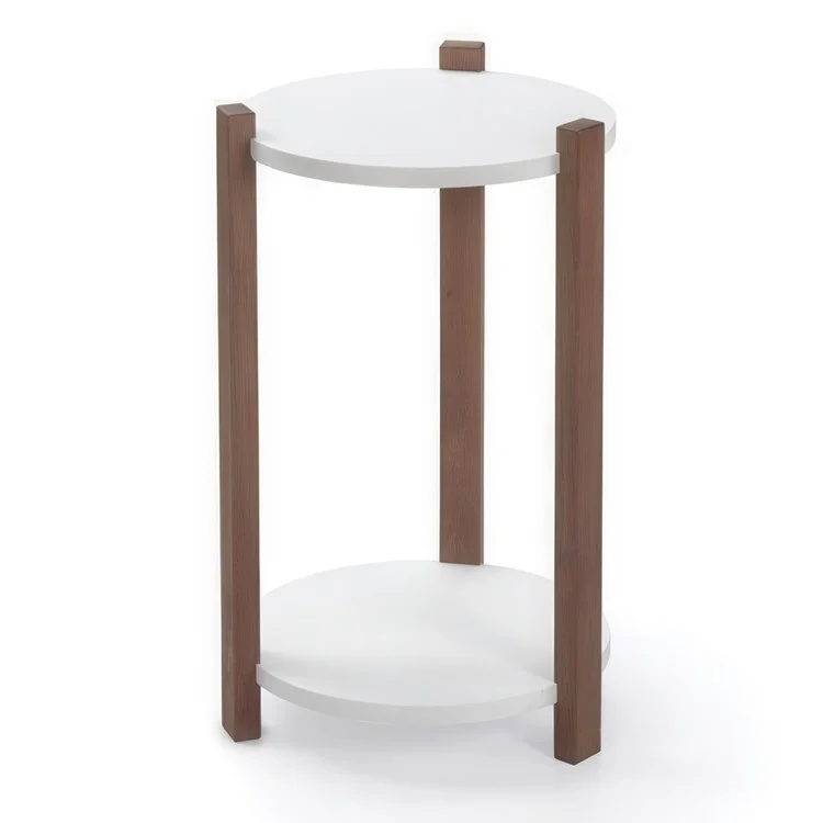 Side Table SculptureStone Matte White