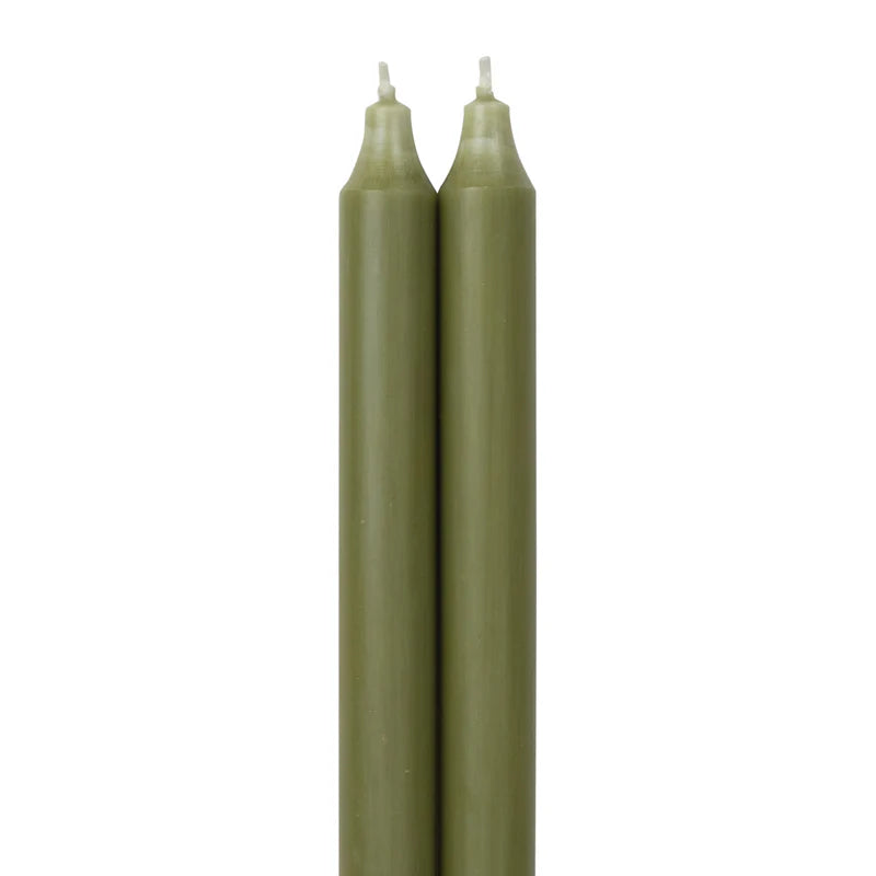 Northern Lights Candles - Moss Green Tapers