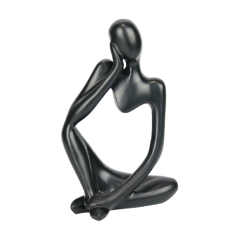 Resin Statue Thinker Style Decoration Abstract Sculptures Collectible Figurine