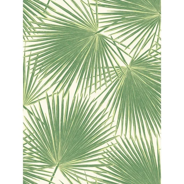 Aruba Wallpaper in Green from the Tortuga Collection