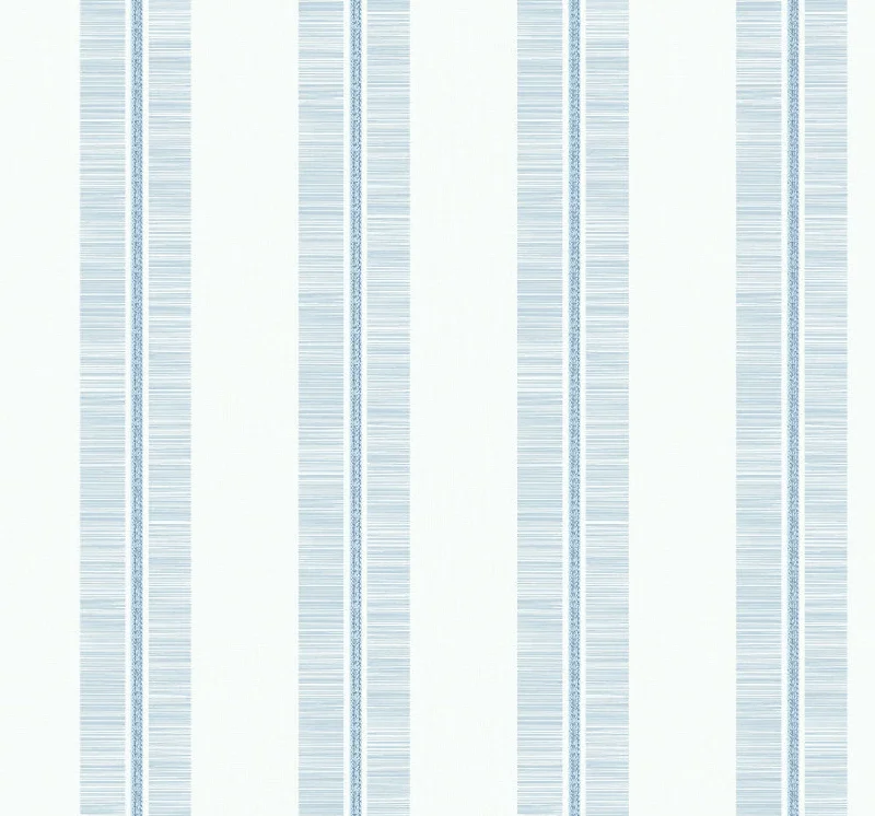 Beach Towel Wallpaper in Blue Oasis from the Beach House Collection