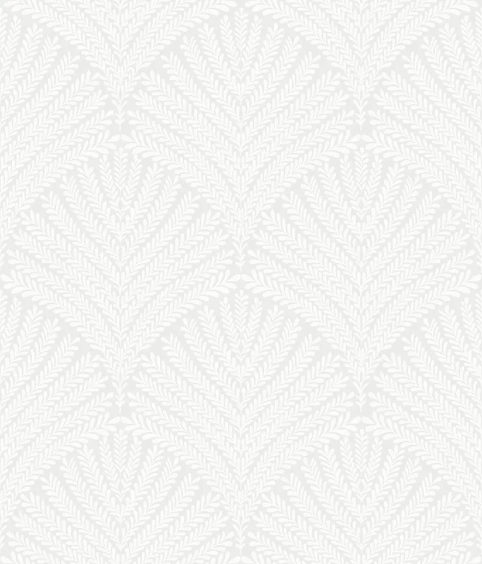 Beachcomber Wallpaper in Light Gray/White from the Mediterranean Collection