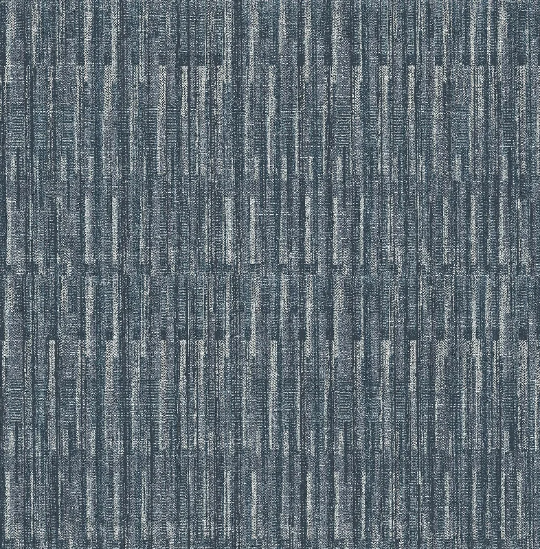 Brixton Texture Wallpaper in Indigo from the Scott Living Collection