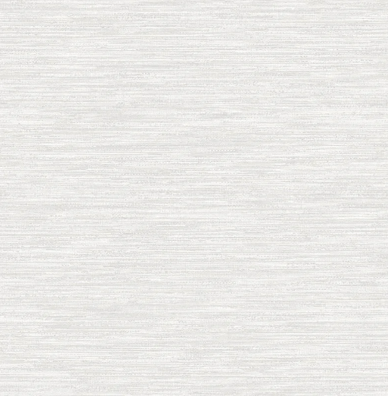 Cantor Light Grey Faux Grasscloth Wallpaper from the Radiance Collection