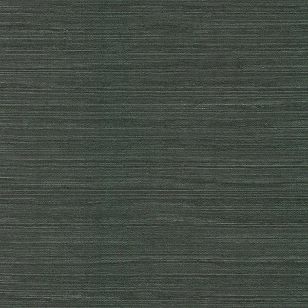 Colcord Dark Green Sisal Grasscloth Wallpaper by Scott Living