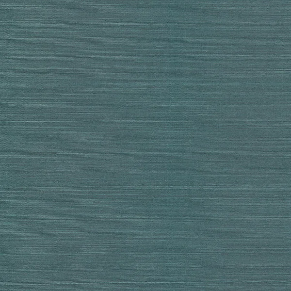 Colcord Teal Sisal Grasscloth Wallpaper by Scott Living