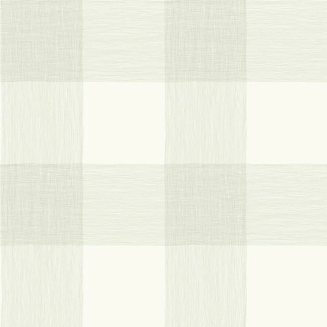 Common Thread Wallpaper in Fog Green from Magnolia Home Vol. 2