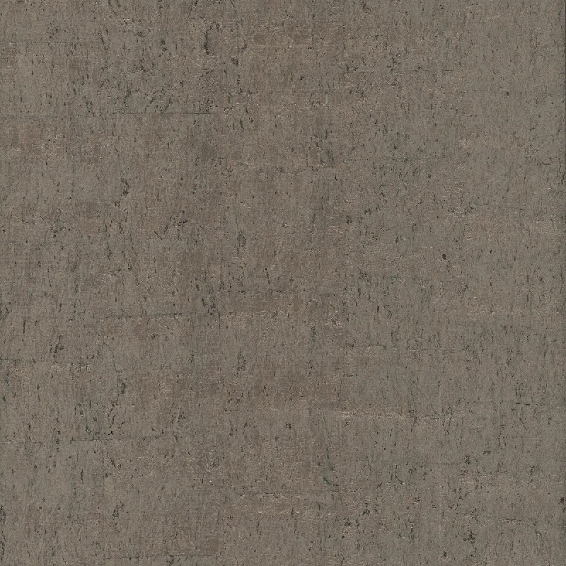 Cork Wallpaper in Taupe/Gold