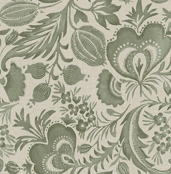 Culver Moss Jacobean Wallpaper by Scott Living