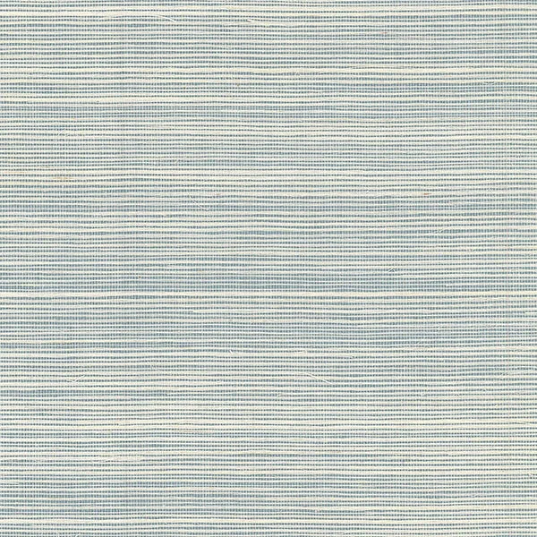 Kenter Aqua Sisal Grasscloth Wallpaper by Scott Living