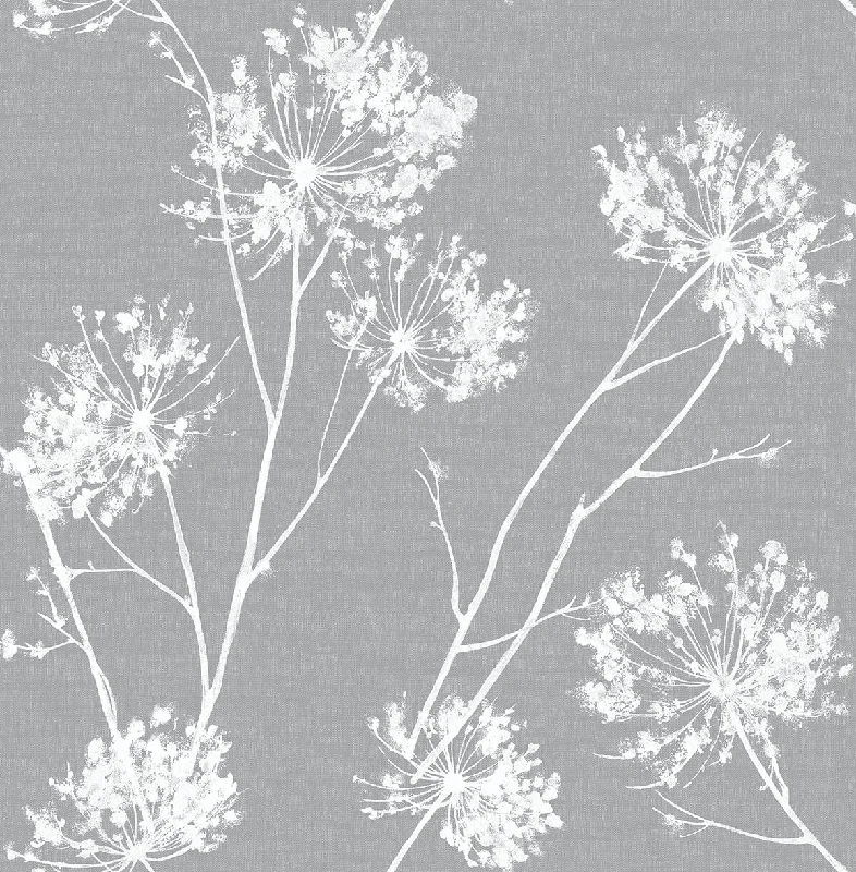 One O'Clocks Peel-and-Stick Wallpaper in Cove Grey