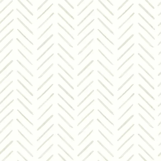 Painted Herringbone Wallpaper in Sand from the Water's Edge Resource Library