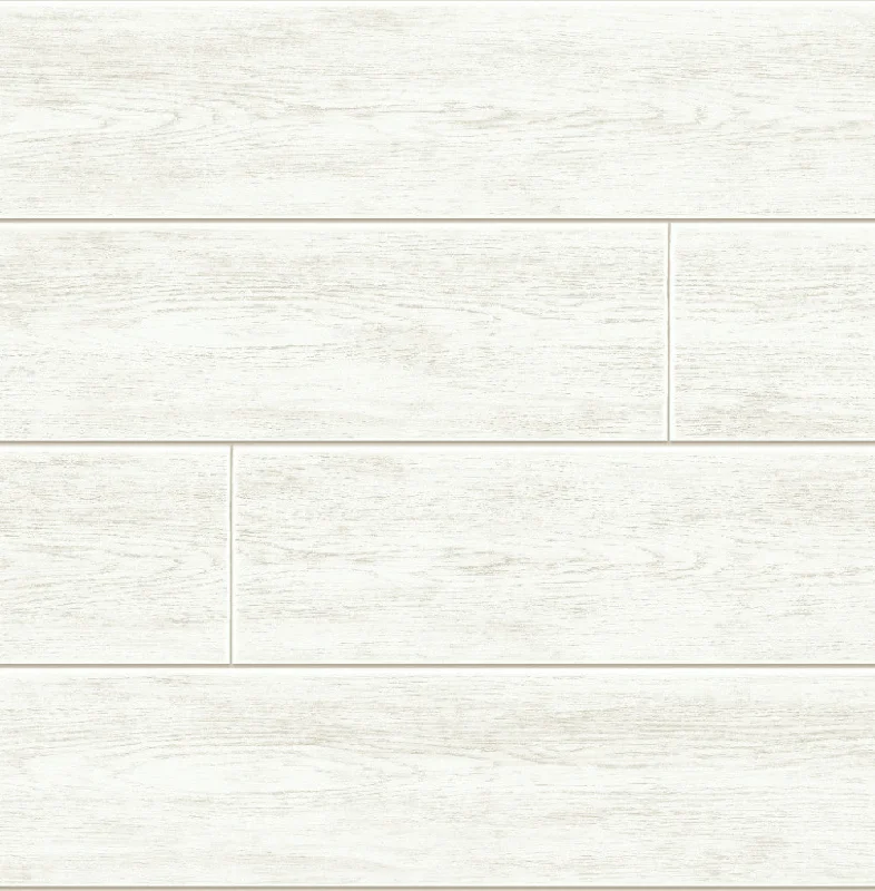 Shiplap Peel-and-Stick Wallpaper in Off White