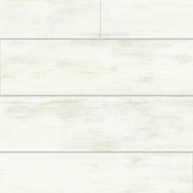 Shiplap Wallpaper in Ivory and Grey from the Magnolia Home Collection