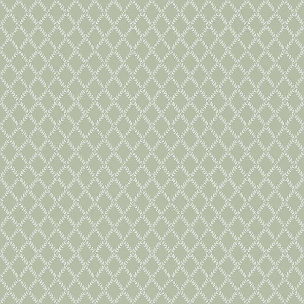 Trevor Moss Leaf Trellis Wallpaper