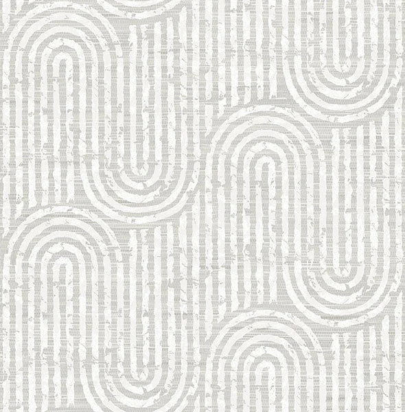 Trippet Bone Zen Waves Wallpaper by Scott Living