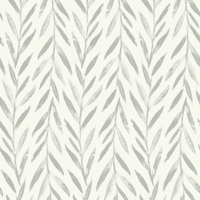 Willow Peel & Stick Wallpaper in Grey