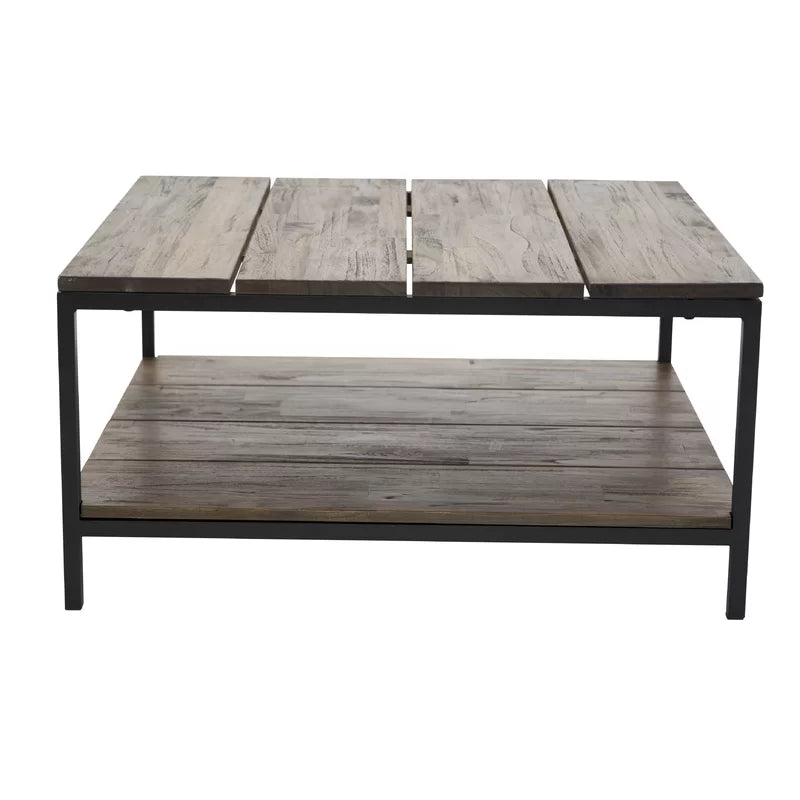 Azrael 80cm Solid Wood Top Console Table