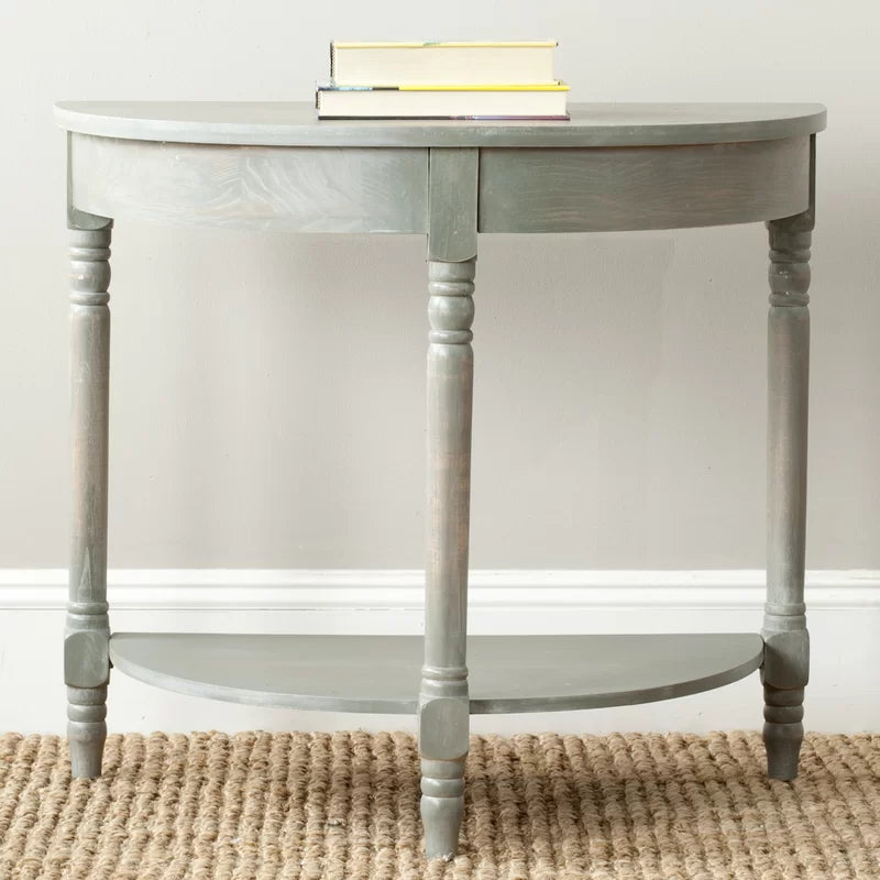 Hannah  Solid Wood Top Console Table