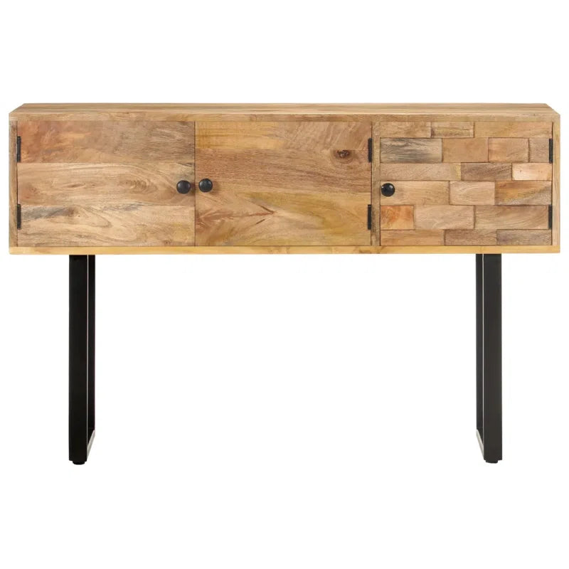 Kaito Solid Wood Top Console Table