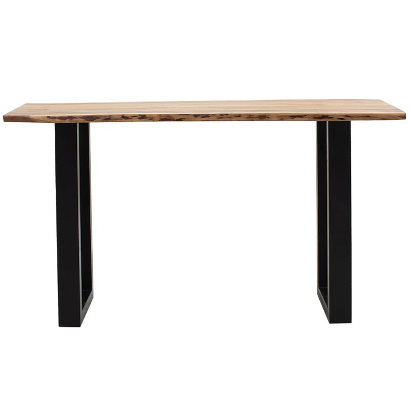 Lenna  Solid Wood Top Console Table