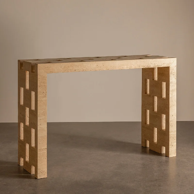 Vivi Console Travertine