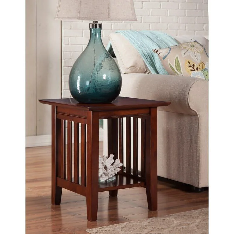 Jarrah Tall Solid Wood End Table