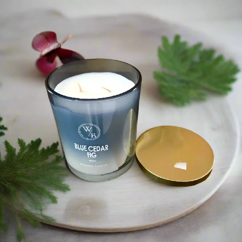 Western Brook Blue Cedar Fig Scented Candle - 16oz