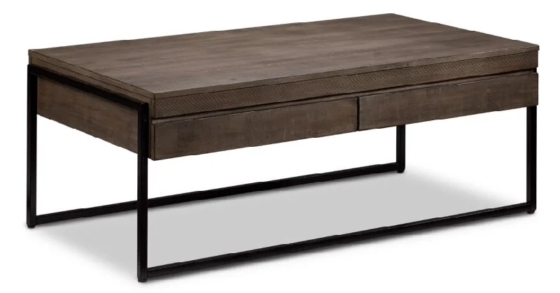 Regent 50" Coffee Table - Grey