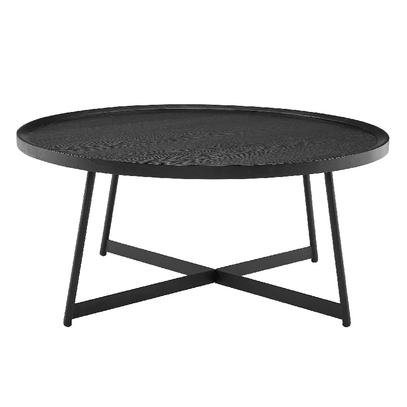 Round Coffee Table - Black