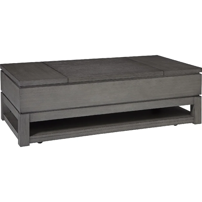 Caitbrook Coffee Table - Gray