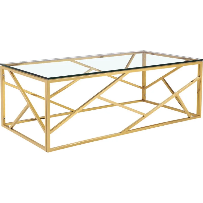 Carole Coffee Table - Gold