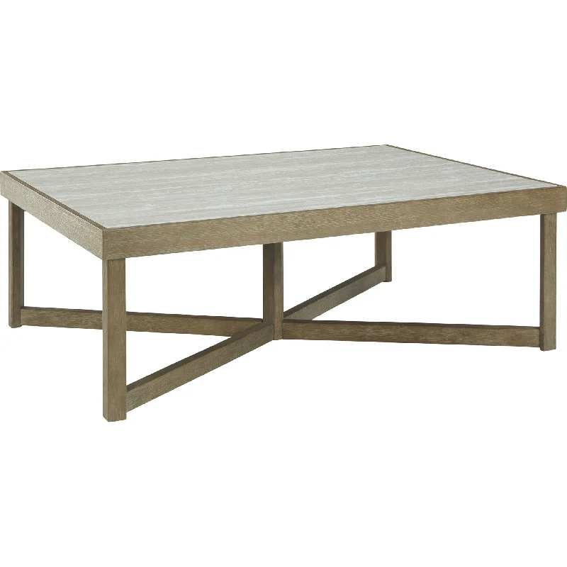 Challene Coffee Table - Light Gray