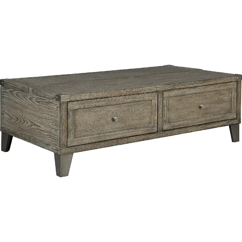 Chazney Coffee Table - Rustic Brown