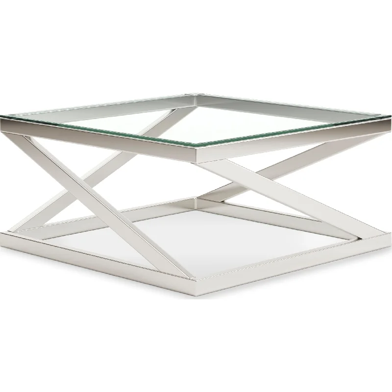 Coylin Coffee Table - Nickel