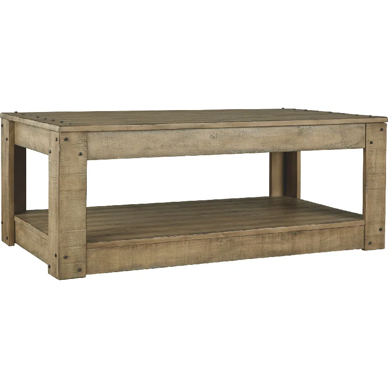 Lindalon Coffee Table - Light Brown