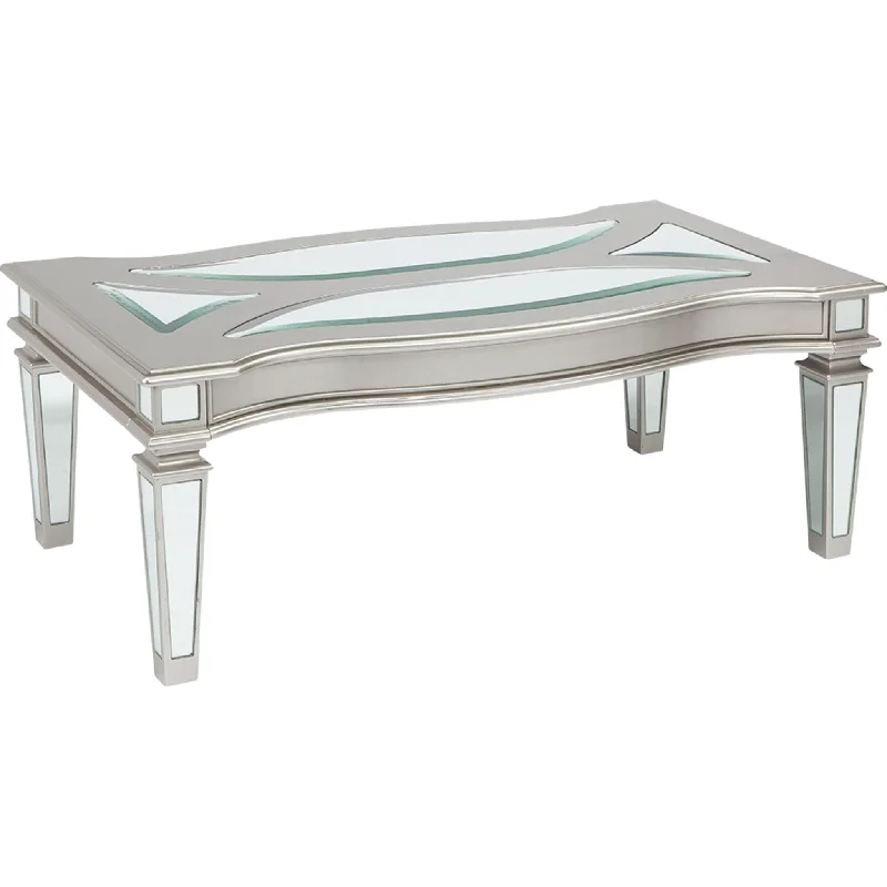 Tessani Coffee Table - Silver