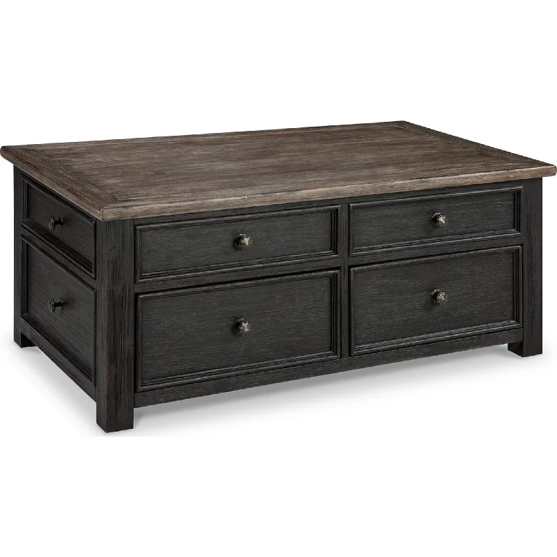 Tyler Creek Coffee Table - Grayish Brown/Black